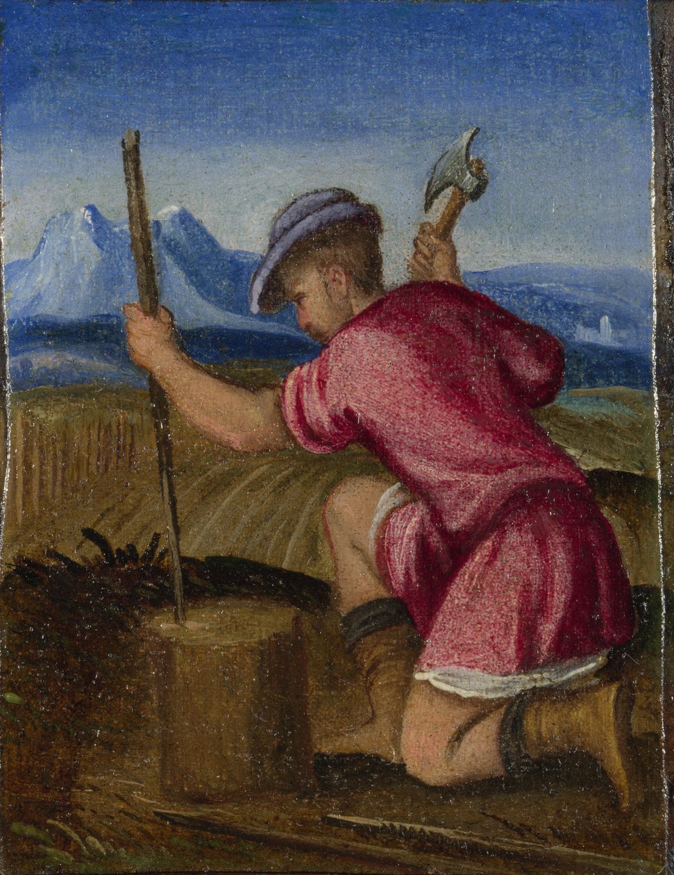 Månedens arbeid: februar, ca. 1580 av Italian Master