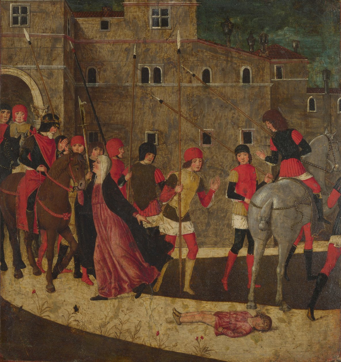 Enkens begjæring, mellom 1475 og 1500 av Italian Master