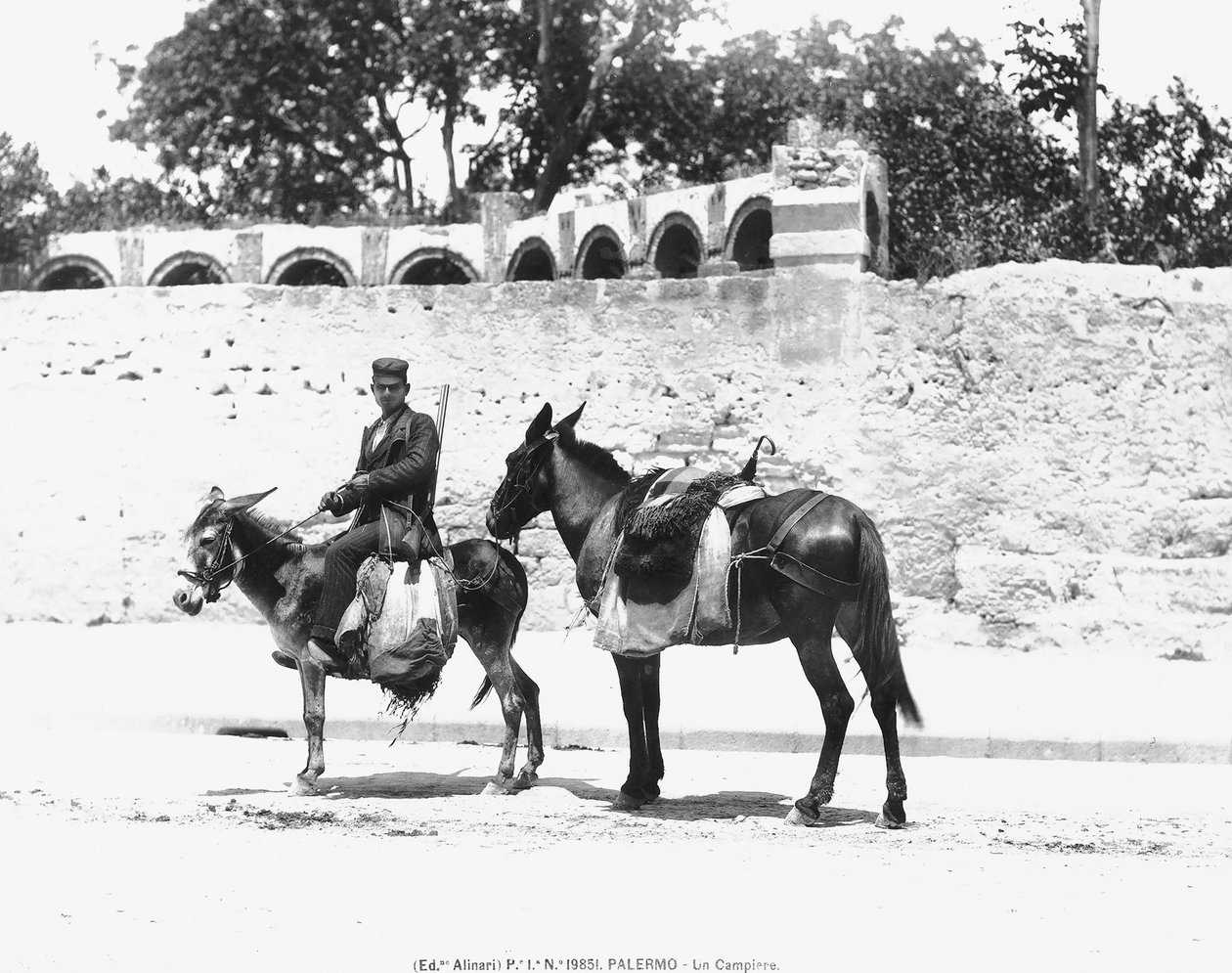 I Campiere, Palermo, ca. 1920 av Italian Photographer