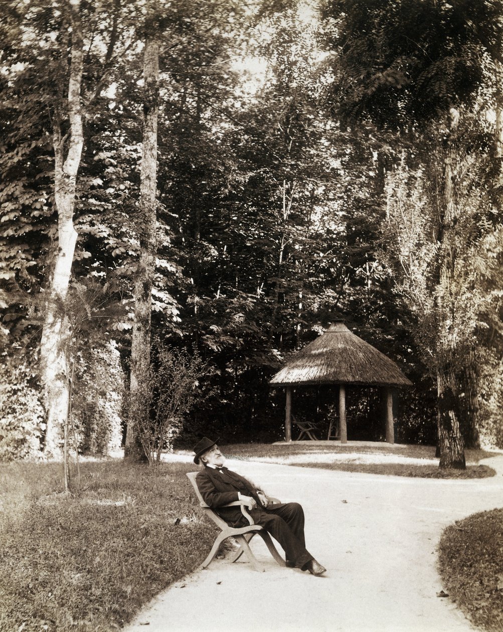Giuseppe Verdi i hagen til Villa Verdi, Sant