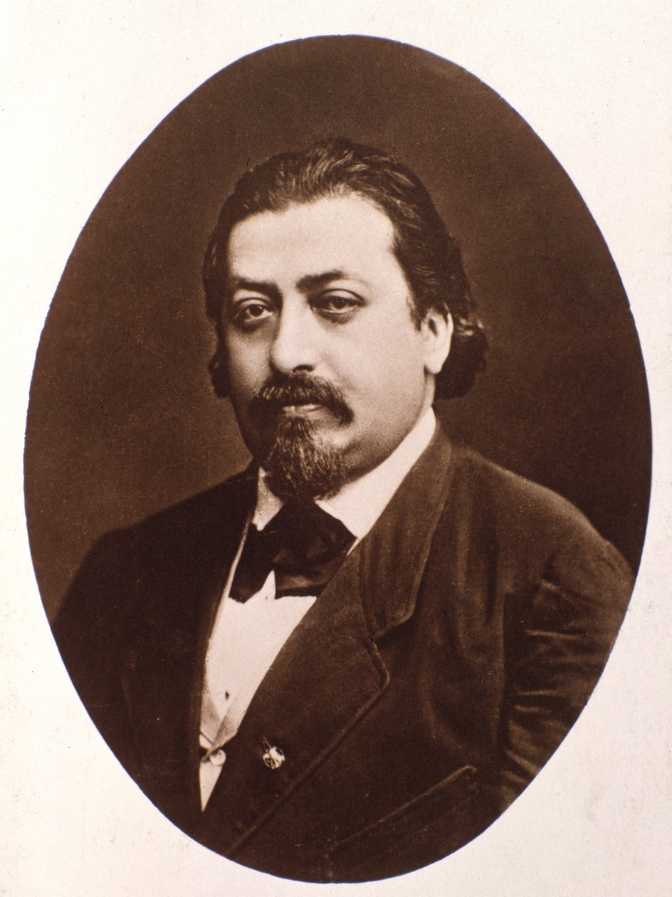 Portrett av den polske komponisten Henryk Wieniawski (1835–1880) av Italian Photographer