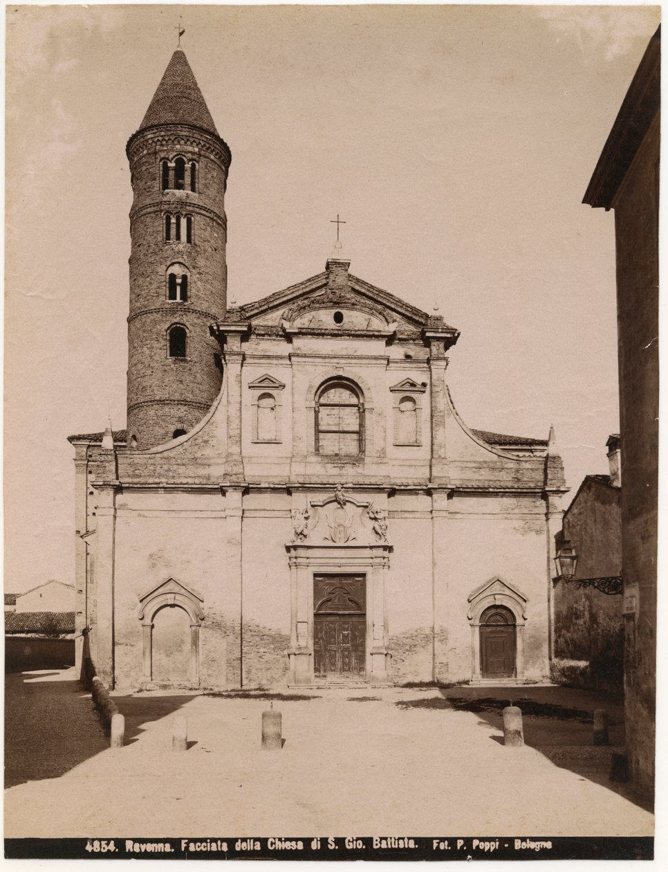 St John Baptist kirke, Ravenna, Emilia-Romagna, Italia, fotografi av Pietro Poppi, Bologna, ca 1900 av Italian Photographer