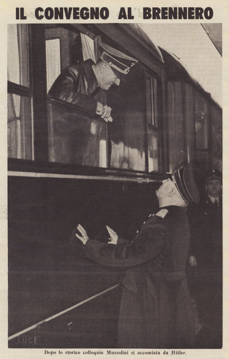 Brennerkonferansen (s/h-bilde) av Italian Photographer