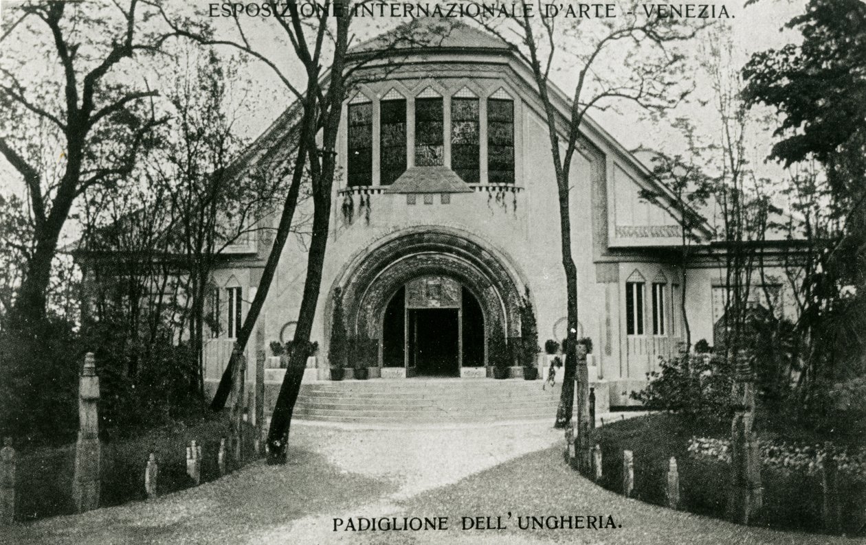 Den ungarske paviljongen på den internasjonale kunstutstillingen, Venezia av Italian Photographer