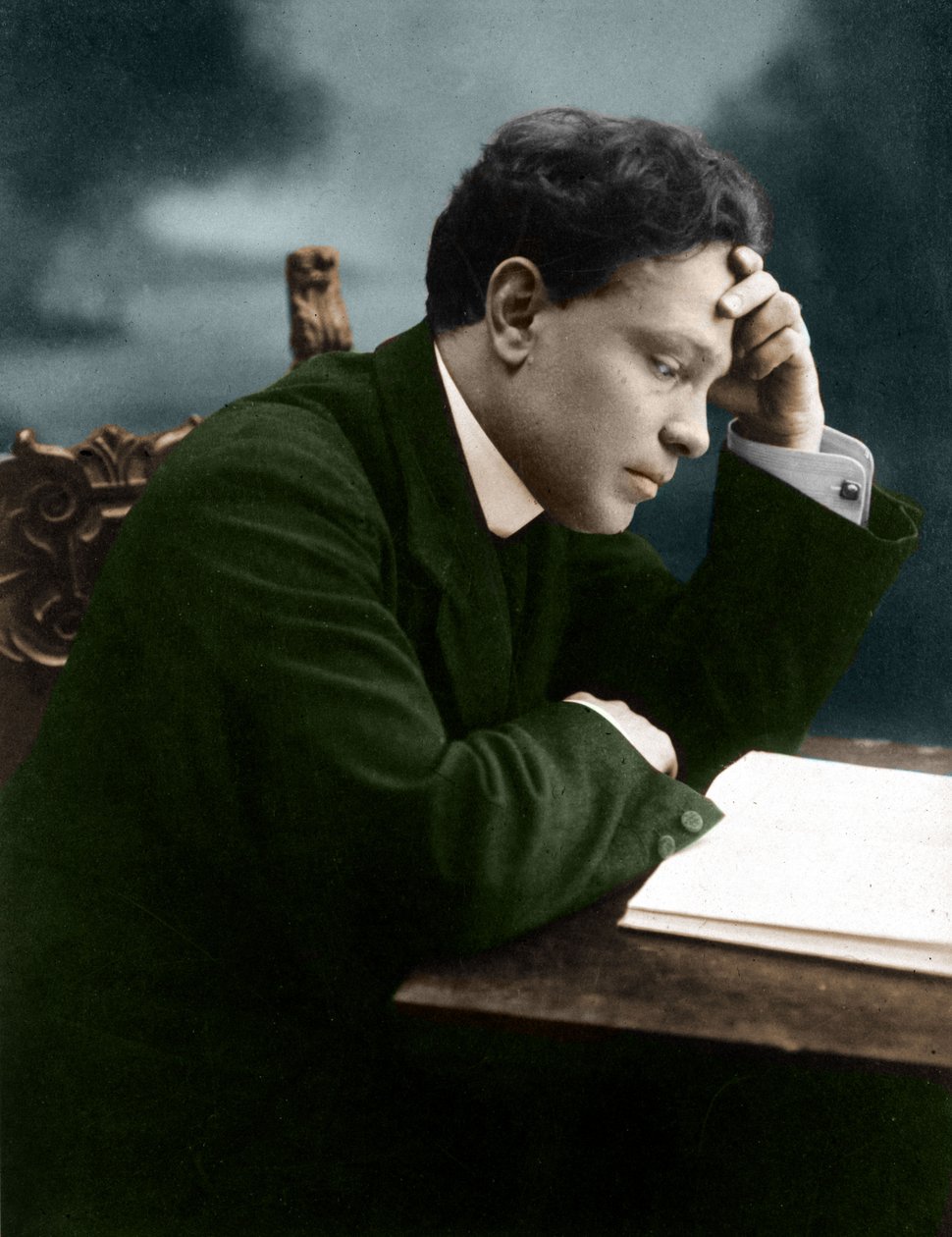 Ottorino Respighi (farget bilde) av Italian Photographer Italian Photographer