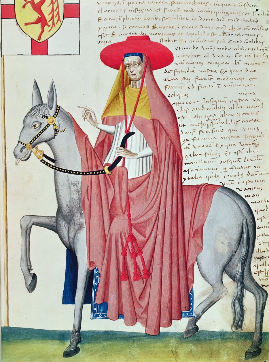 En biskop, fra 'Codex Capodilista' (vellum) av Italian School