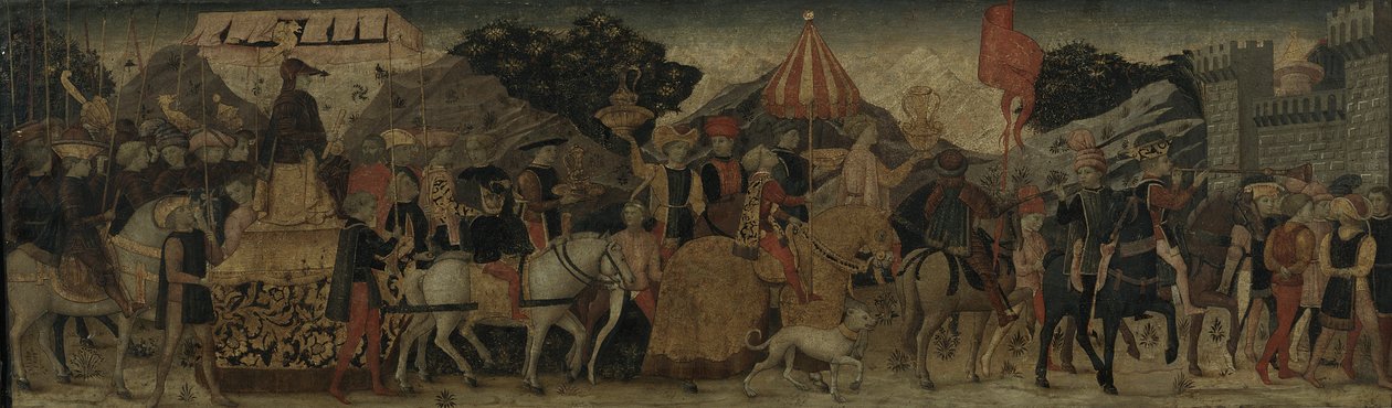 A Triumph, ca. 1450 (tempera på panel) av Italian School