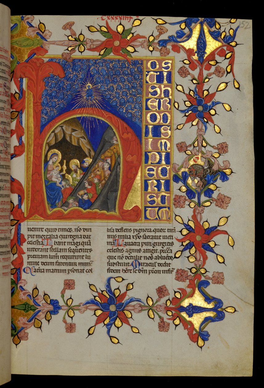 Tilbedelse av de vise menn av Italian School