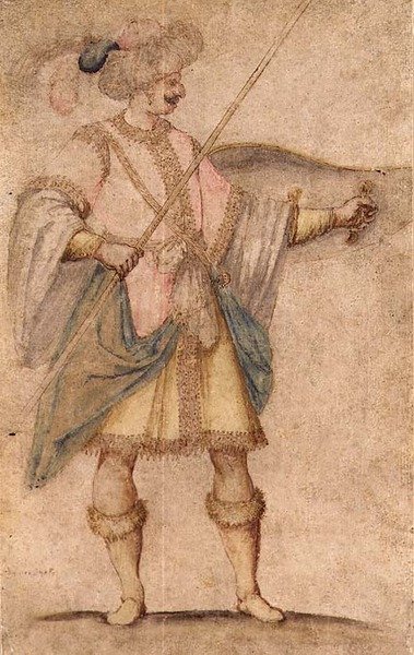 En orientalsk soldat, Florentine School av Italian School
