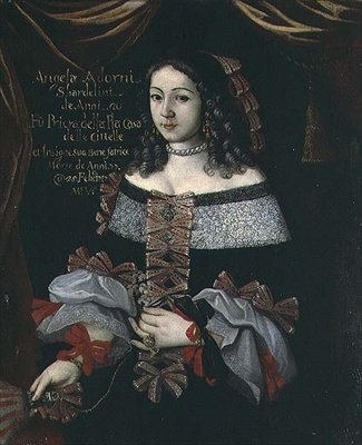 Angela Adorni, Prioresse av The Pious House of Spinsters av Italian School