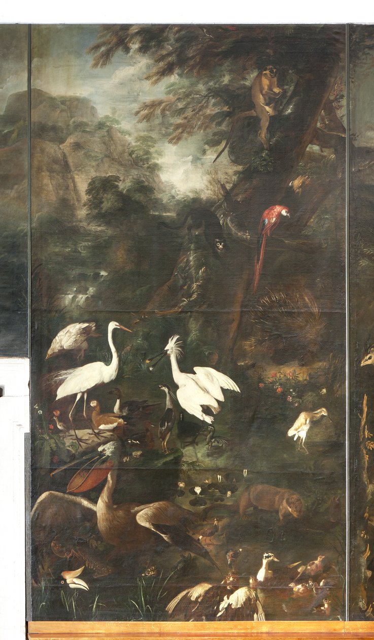 Dyr, Myte om Orfeus, detalj av Italian School