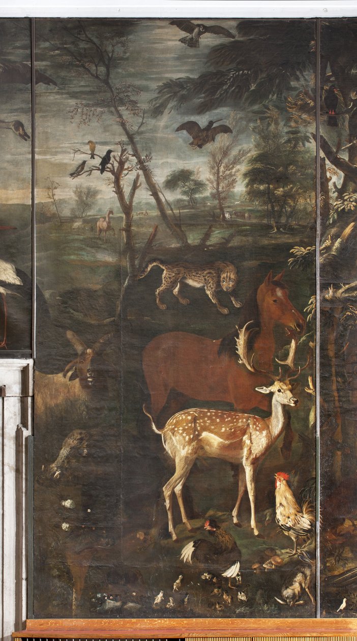 Dyr, Myte om Orfeus, detalj av Italian School