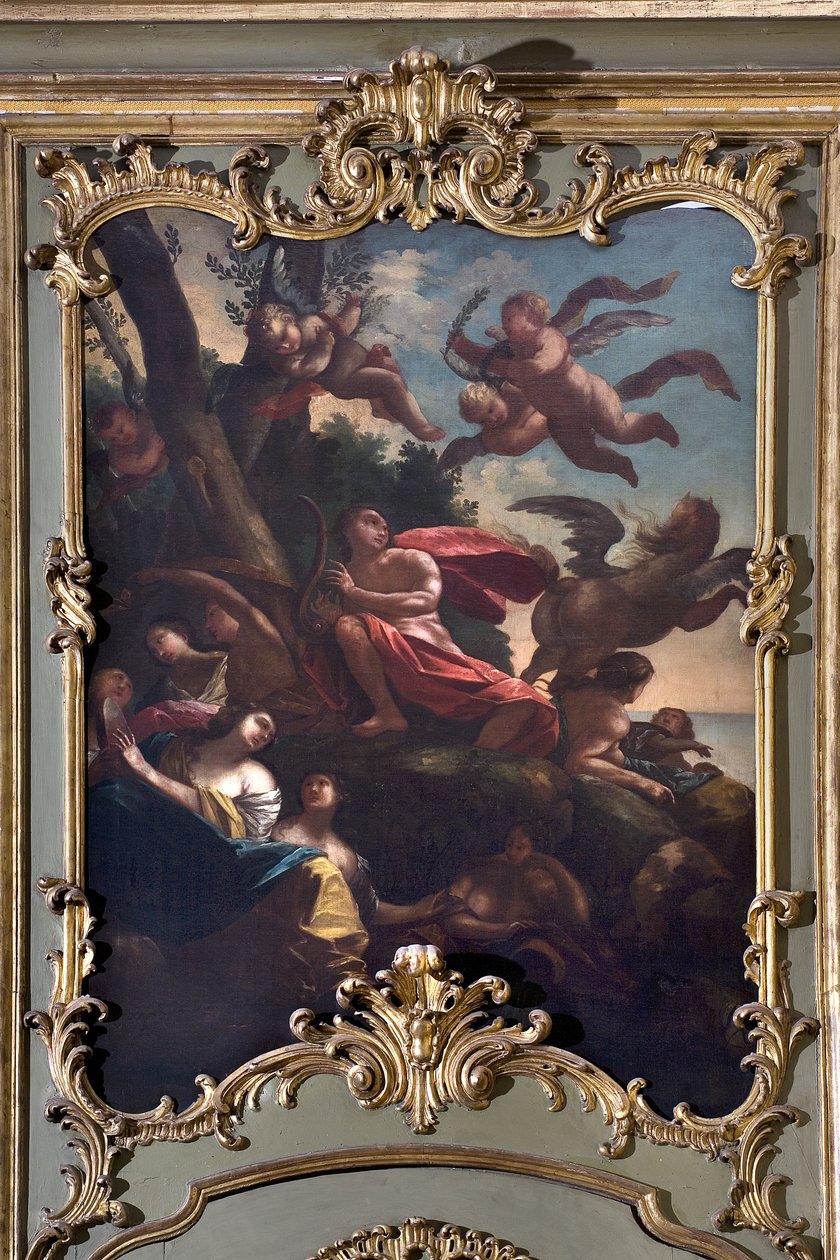 Apollo, Pegasus og musene av Italian School