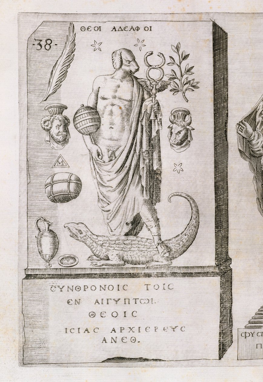 Apollo med hundehode, 1589 av Italian School
