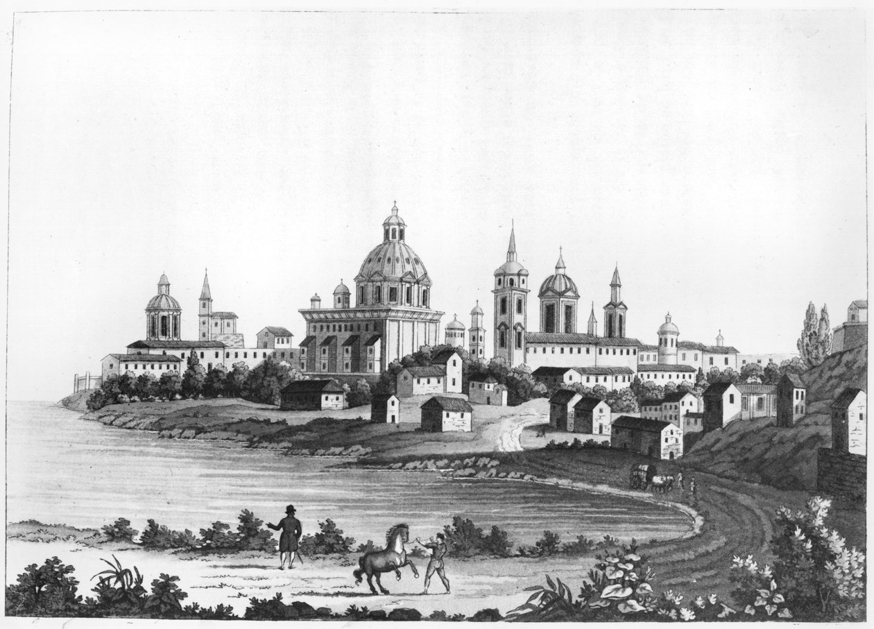 Buenos Aires, Argentina, ca. 1820 av Italian School