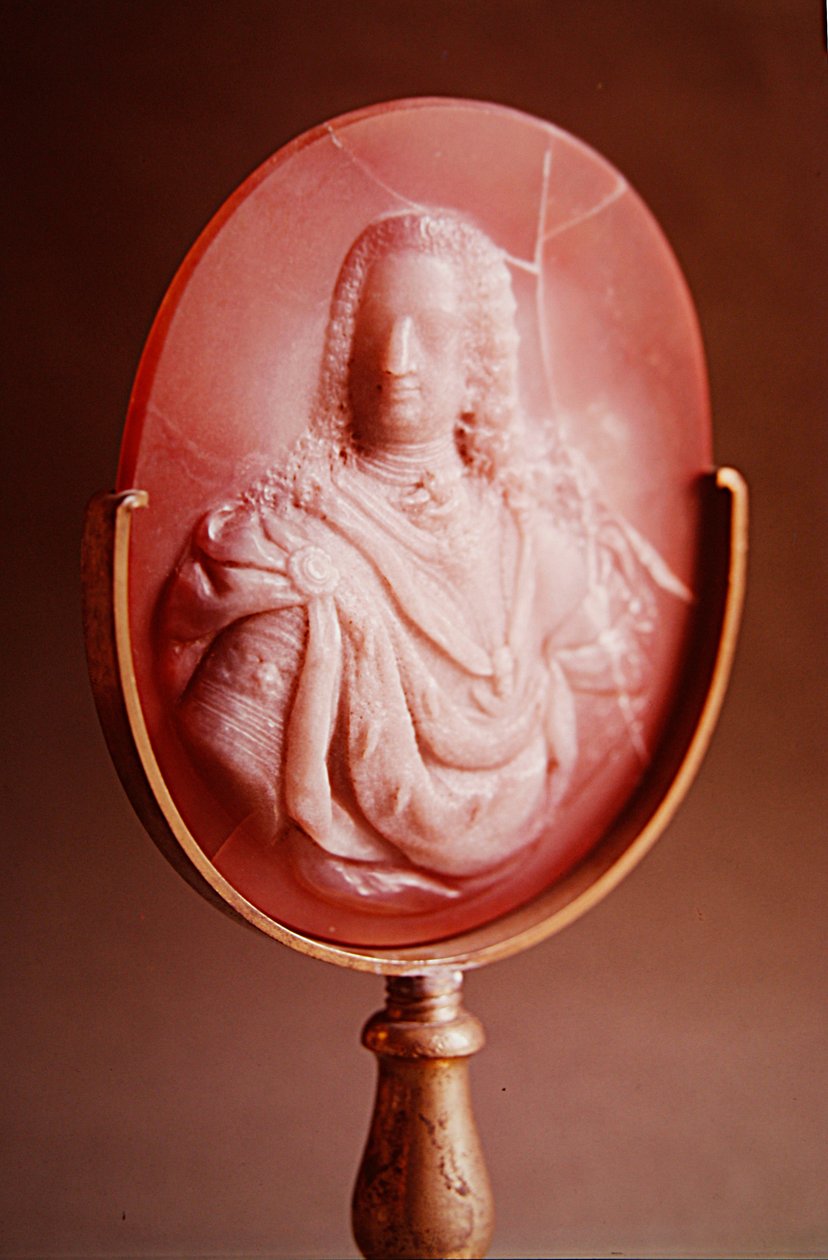 Cameo av Francois av Lorraine, ca. 1740 (agat) av Italian School