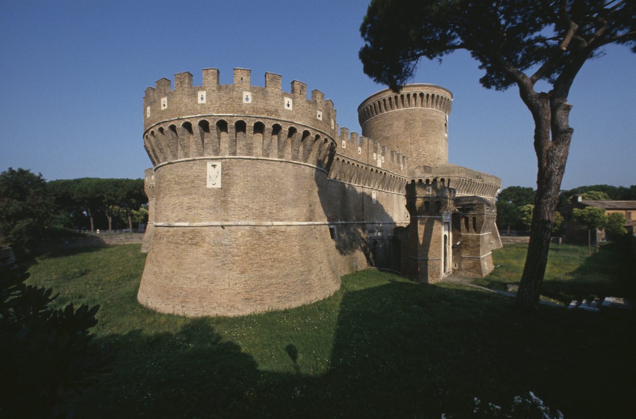 Slottet til Julius II av Italian School