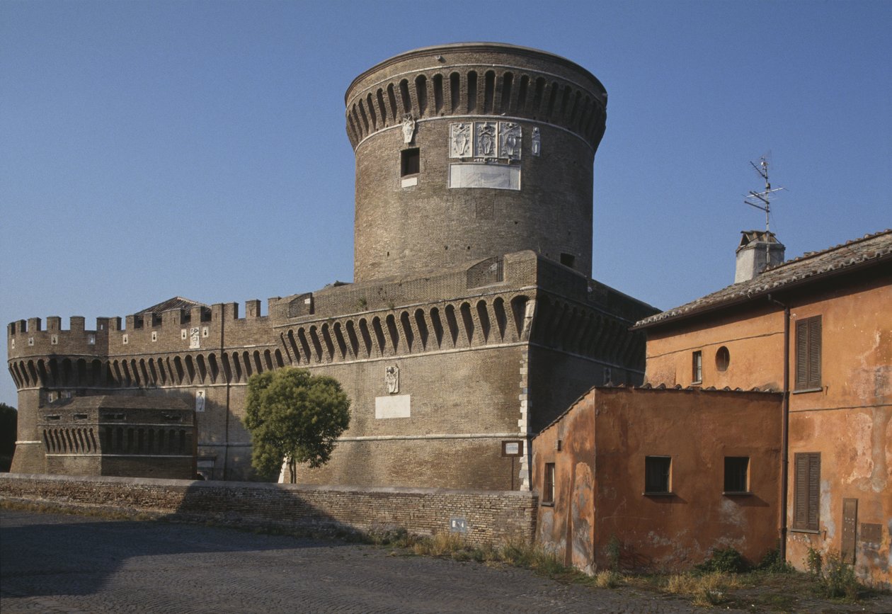 Slottet til Julius II av Italian School