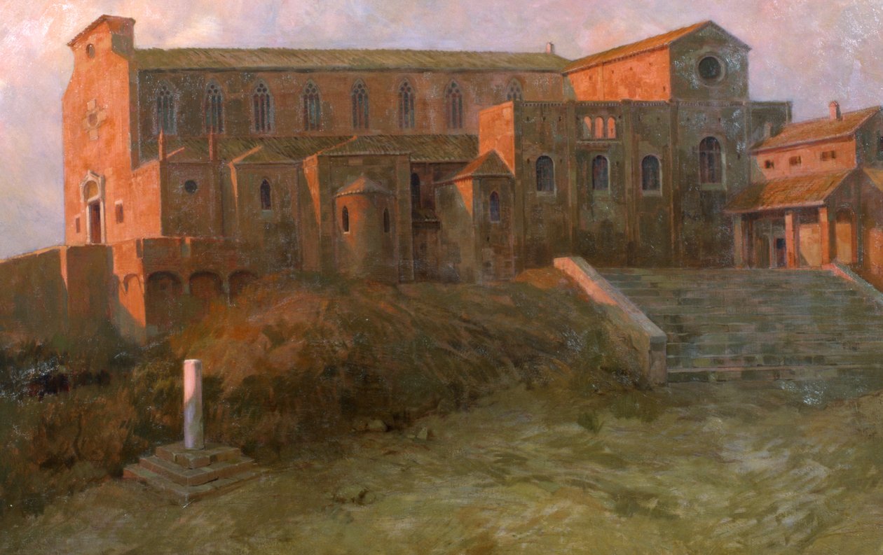 Aracoeli-kirken av Italian School