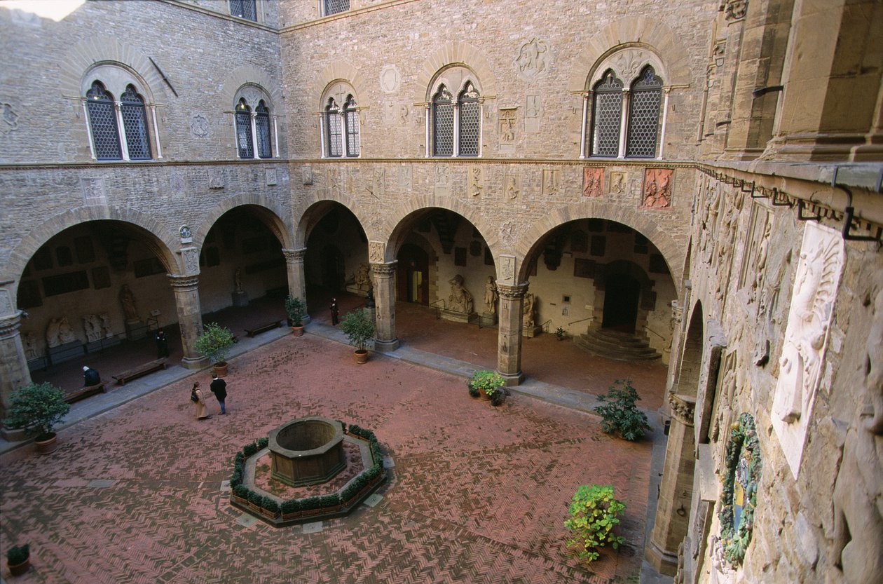 Gårdsplass av Italian School