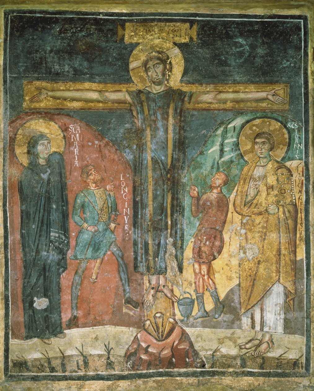 Korsfestelse, 741-52 av Italian School
