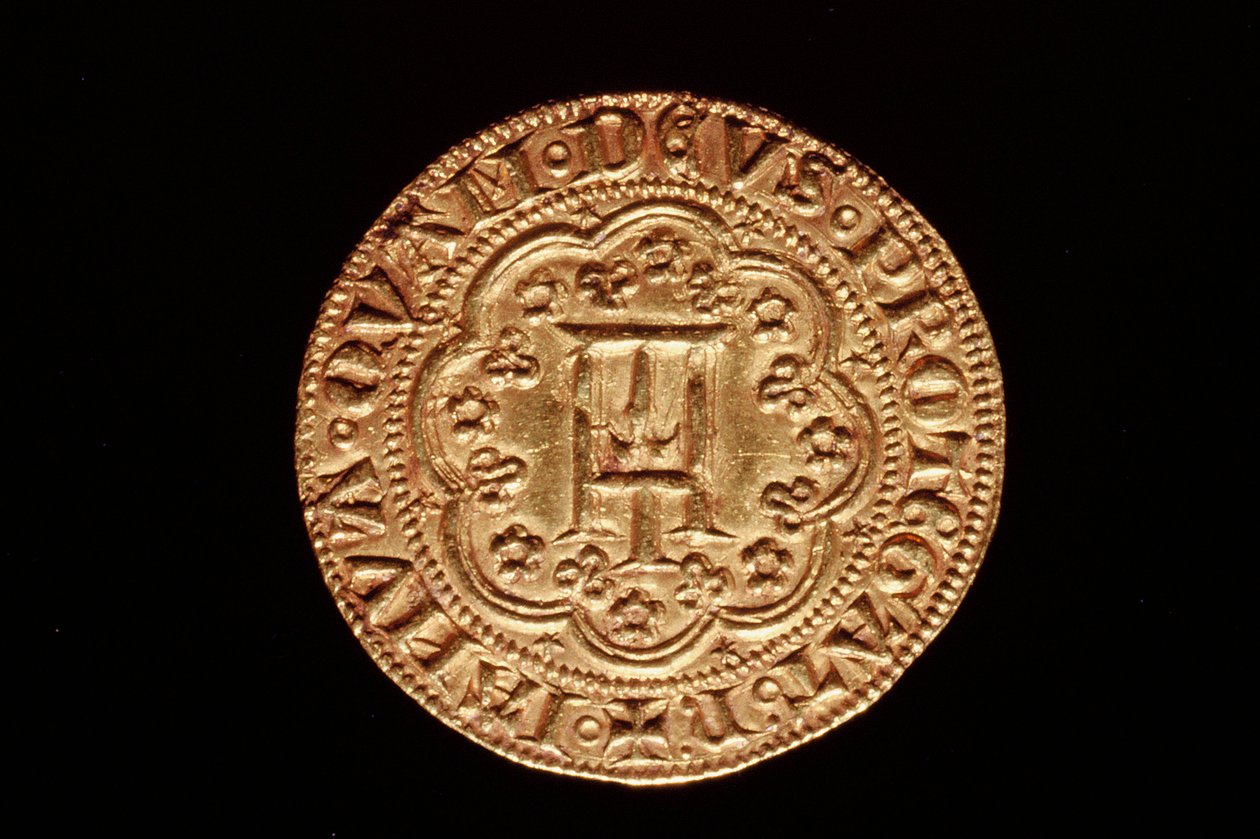 Valuta: Genovino d'or. (City of Genes, Genova) 1334-1336 Banca Carige numismatisk samling av Italian School