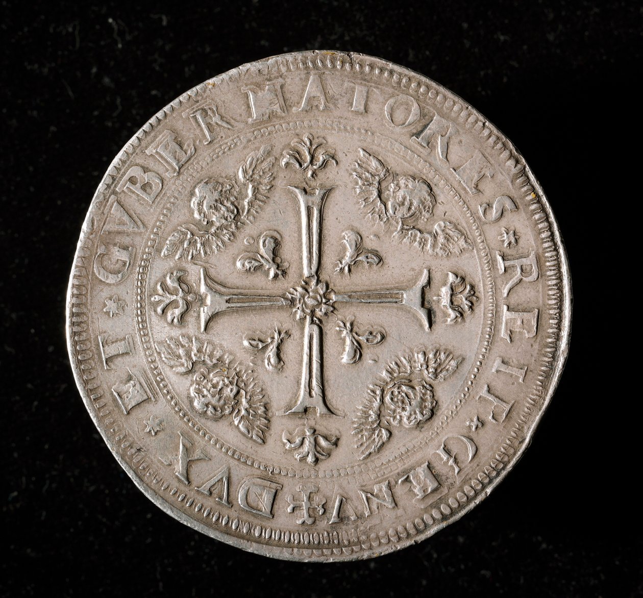 Republikken Genes valuta: seks ecu sølvmynt. Diam. 61,5 mm. 1715. Tilbake. Genes Musei di Strada Nuova (inv, M7156) av Italian School