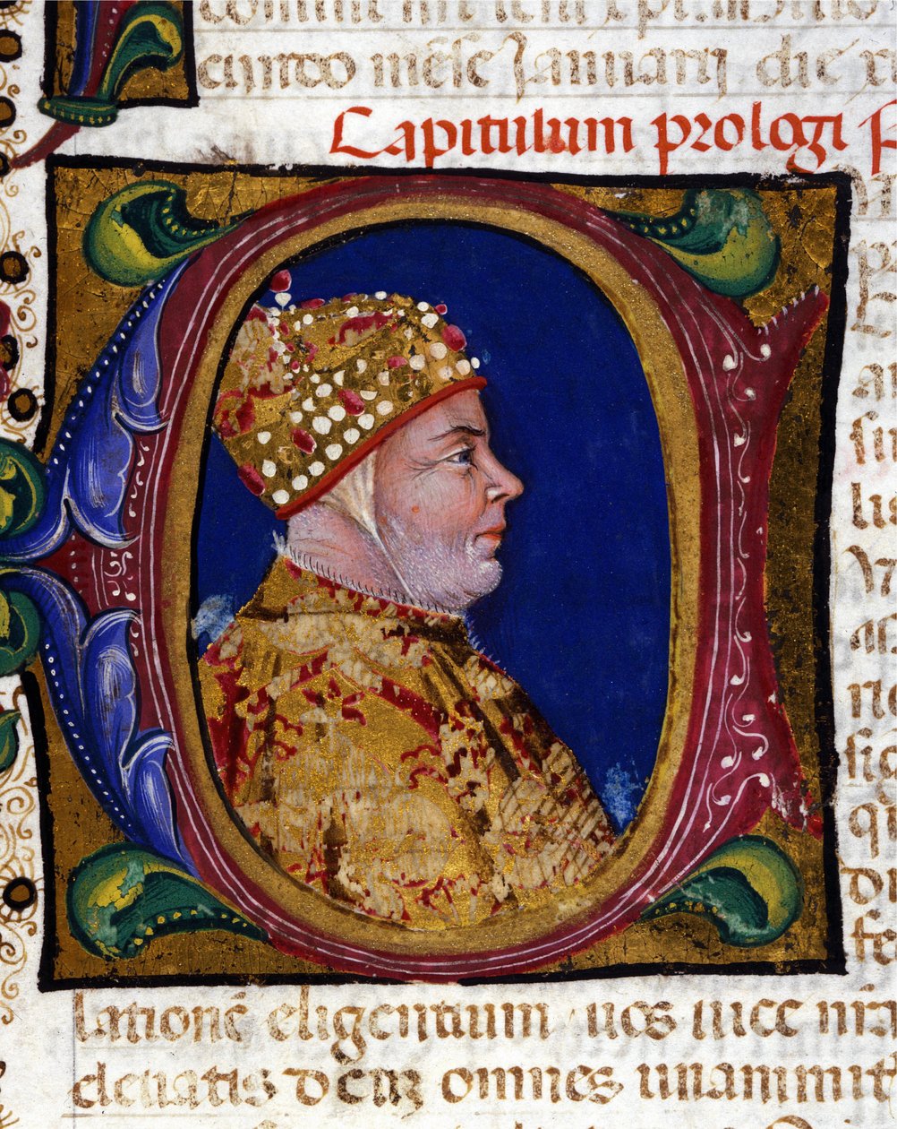 Doge Antonio Venier, opplyst portrett av 1382, av Italian School