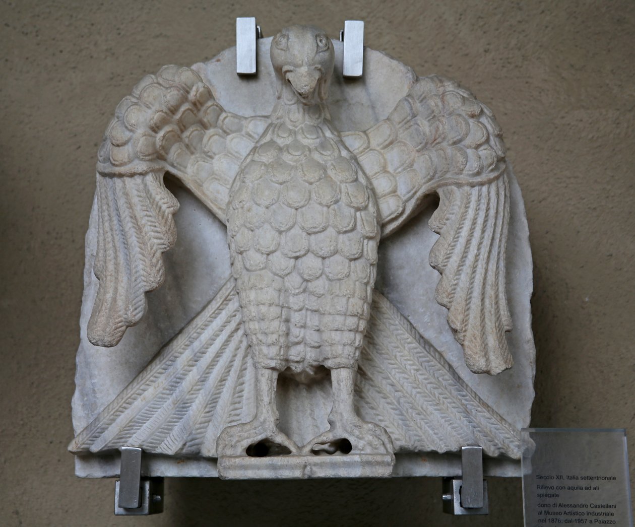 Eagle (marmor) av Italian School
