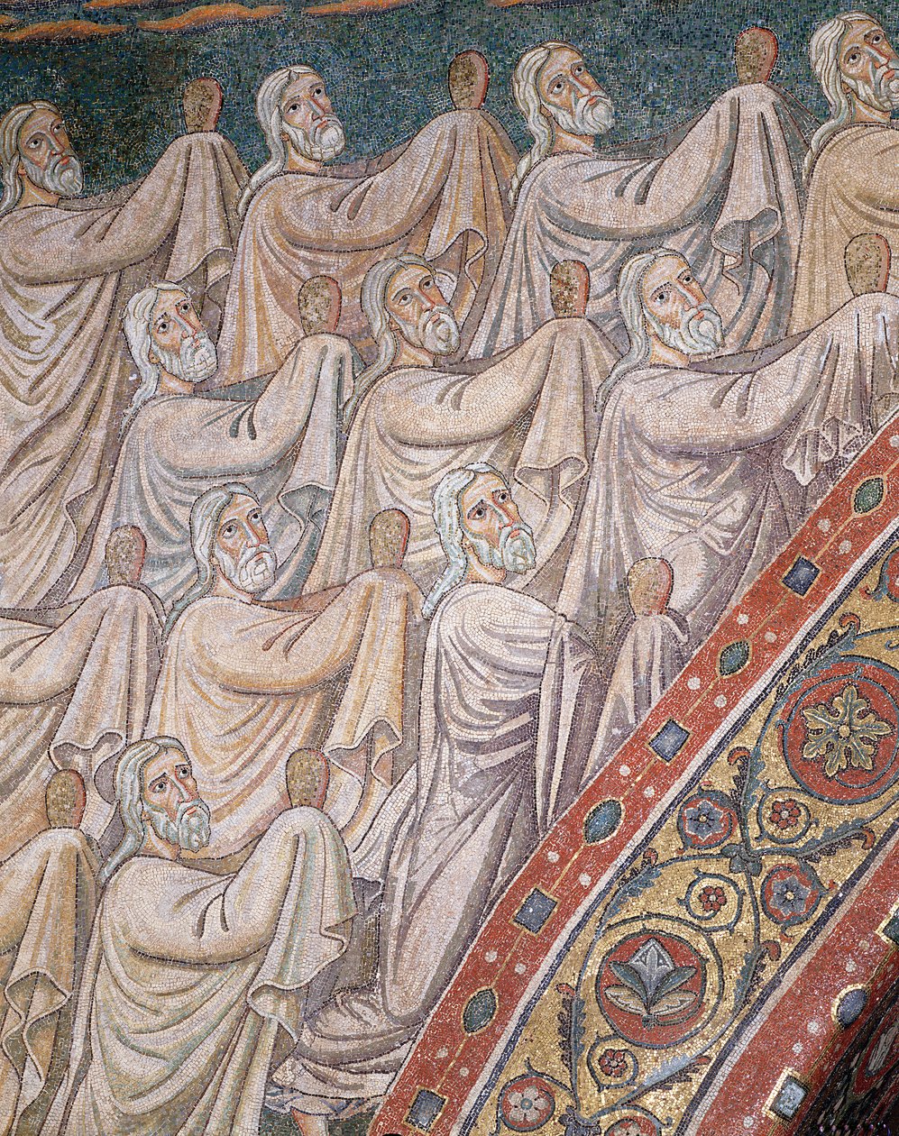 Elders of the Apocalypse (mosaikk) av Italian School