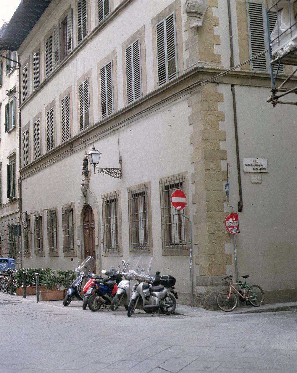 Fasade på Casa Buonarroti av Italian School