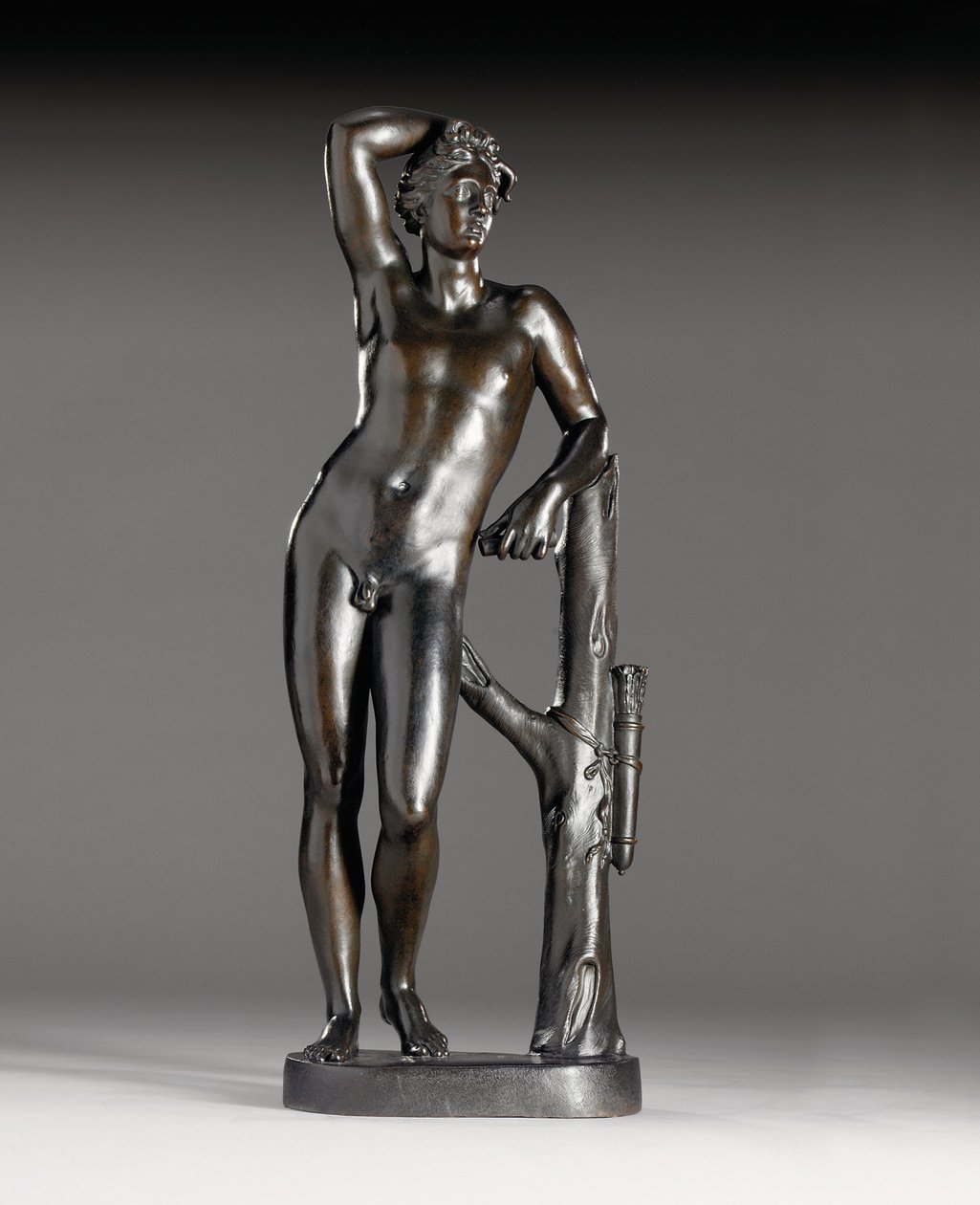 Figur av Apollino, etter antikken, ca. 1722 av Italian School