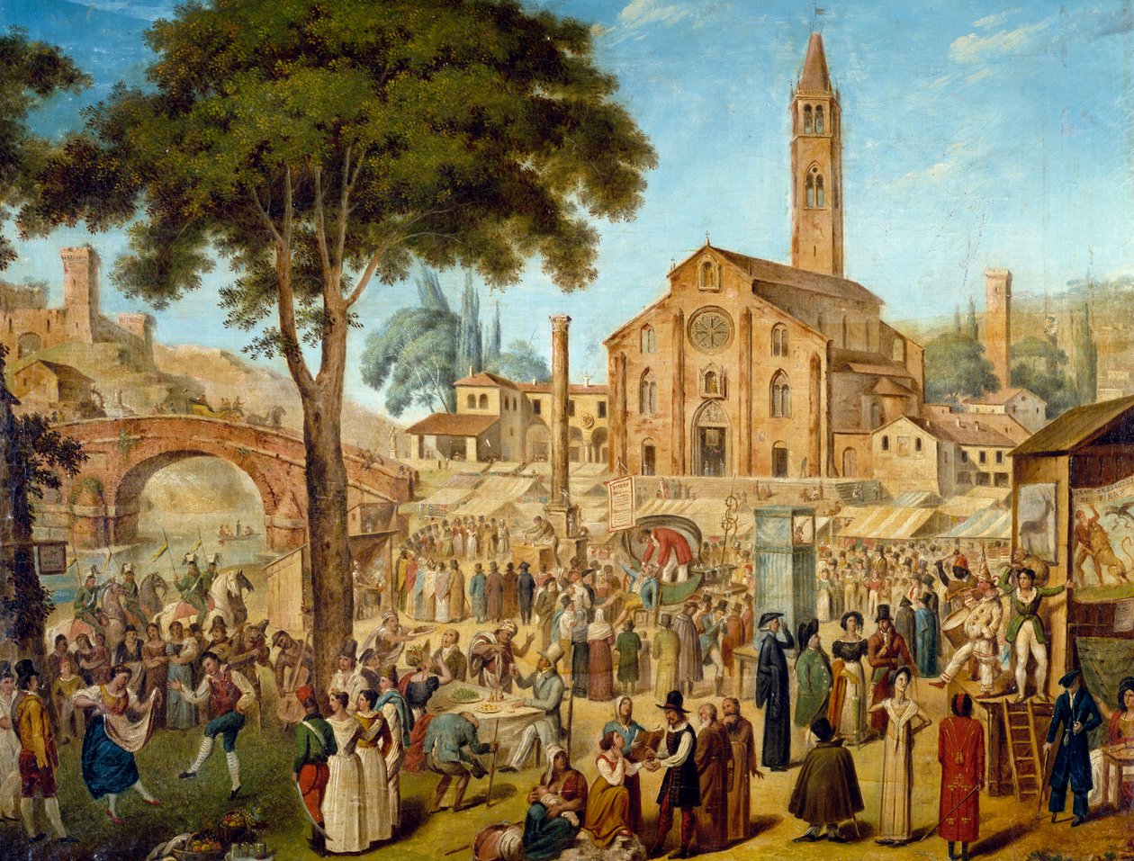 Folkefestival i Lodi Vecchio, Italia av Italian School
