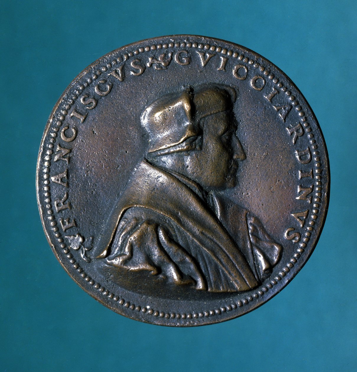 Francesco Guicciardini er kjent på fransk som François Guichardin (1483 - 1540), italiensk historiker og politiker. av Italian School