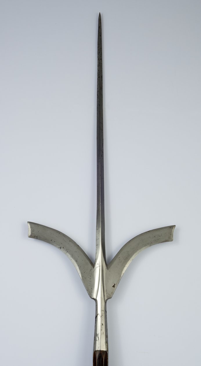 Friuli Spear, ca. 1600-1625 (stål og tre) av Italian School