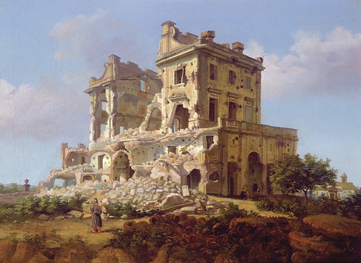 Garibaldis Villa, Italia av Italian School