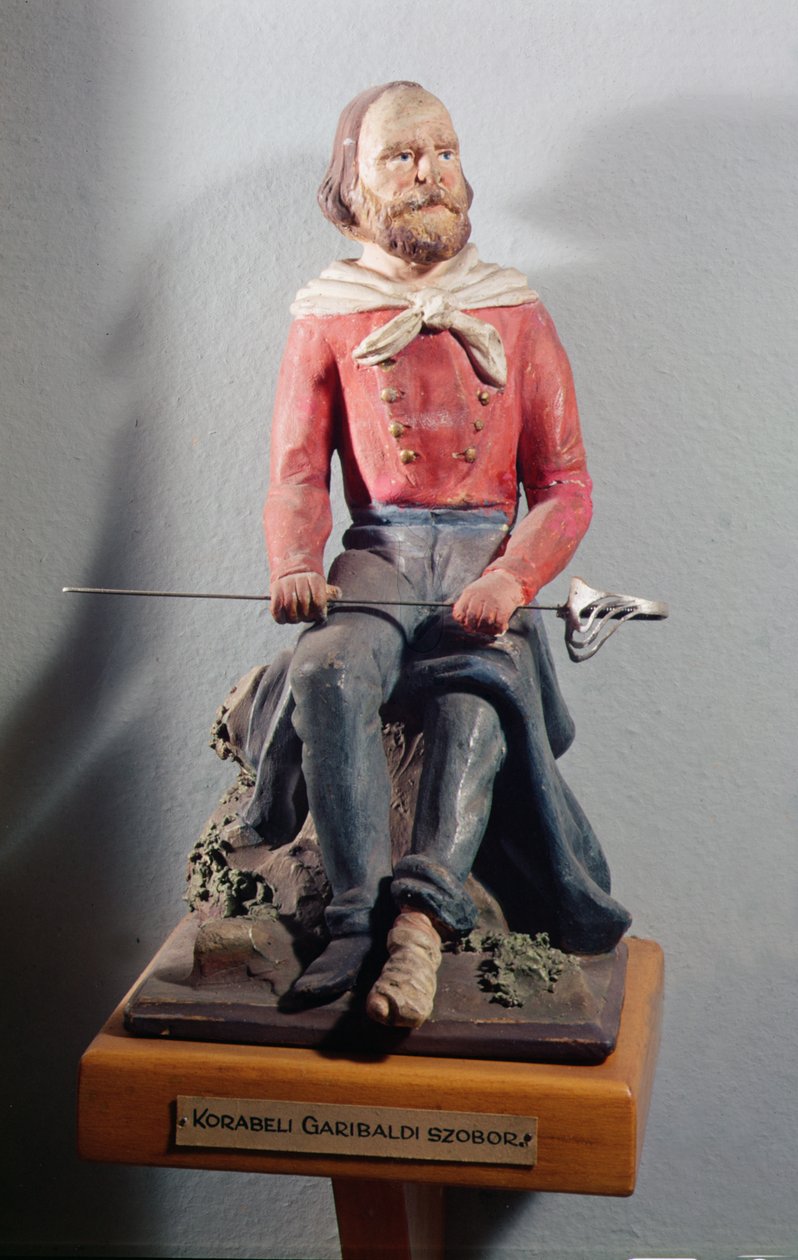 Giuseppe Garibaldi (1807–82), ca. 1860 (malt terrakotta) av Italian School