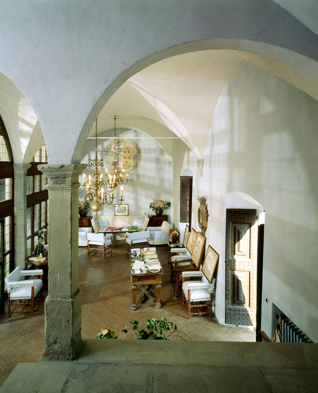 Hall av Villa Il Trebbio (bilde) av Italian School