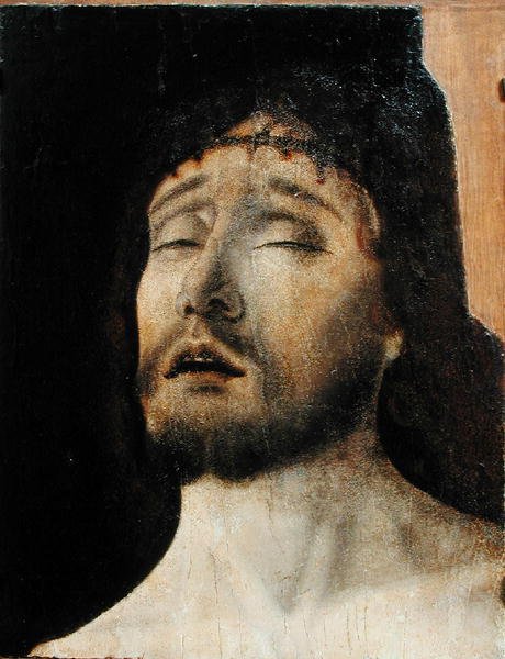 Head of the Dead Christ (olje på lerret) av Italian School