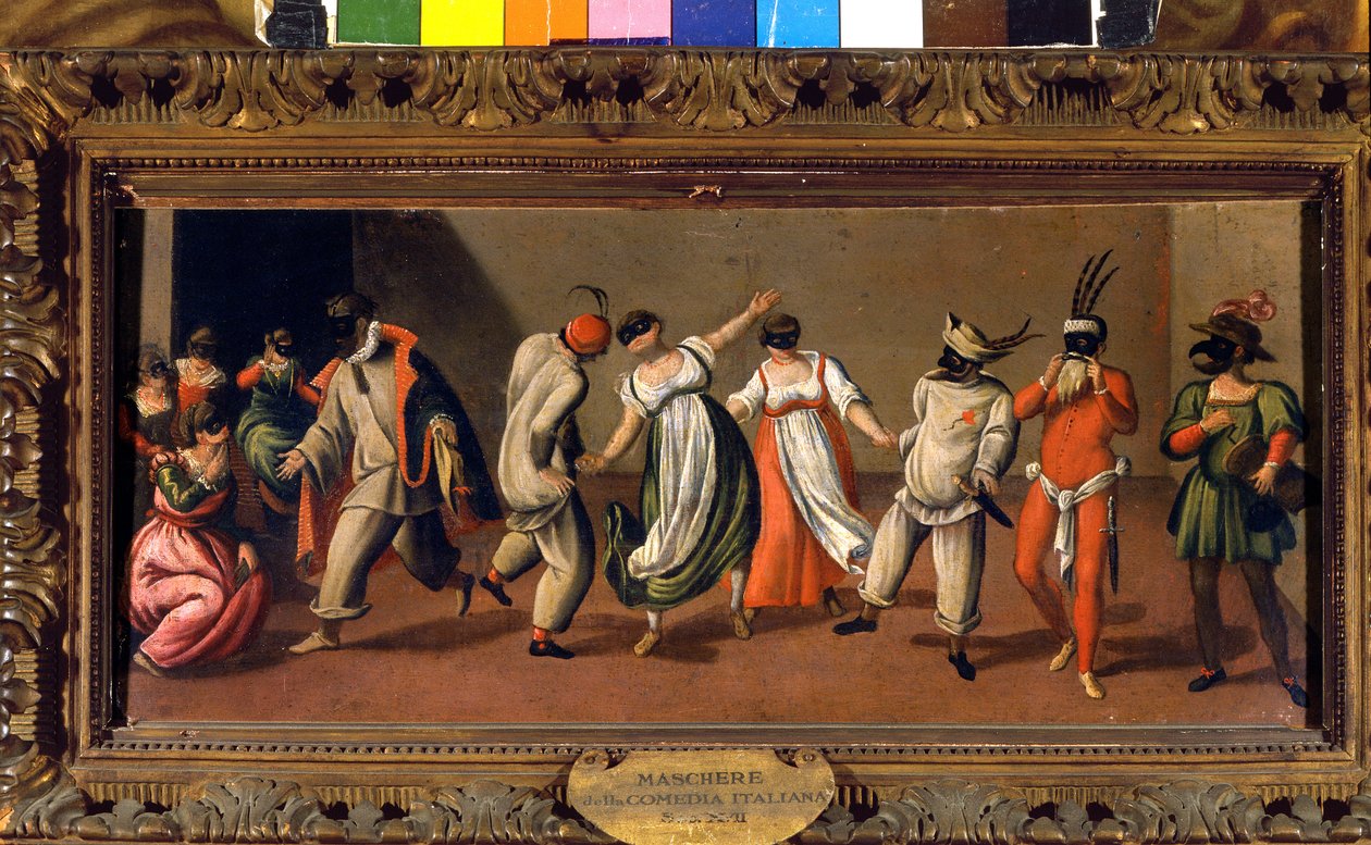 Italienske masker av Commedia dell