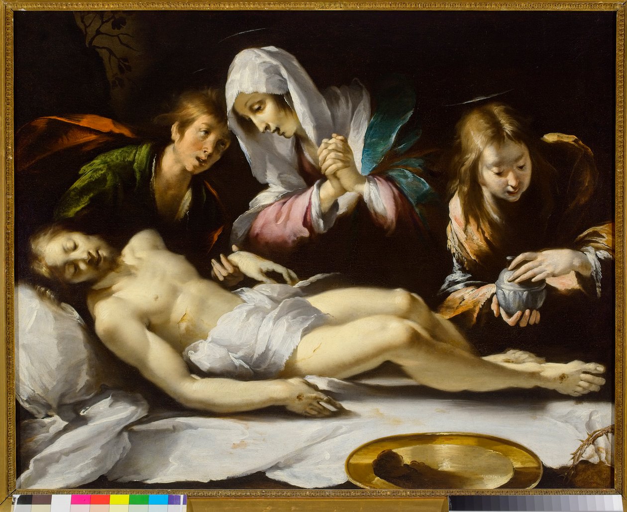 Klagesang over den døde Kristus, 1615/17 av Italian School