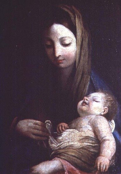 Madonna og barn, Emilian School av Italian School