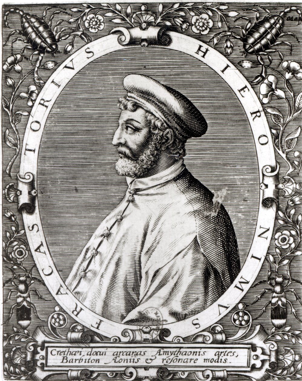 Medaljongportrett av Girolamo Fracastoro (1483-1553) av Italian School