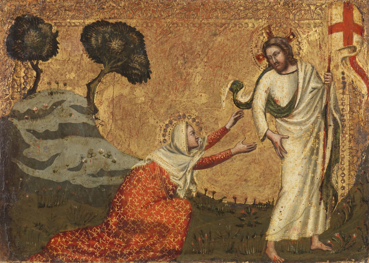 Noli me tangere, 1350-75 av Italian School