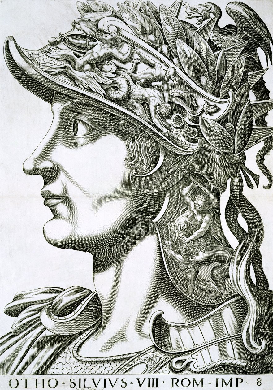 Otho (32–69 e.Kr.), 1596 av Italian School