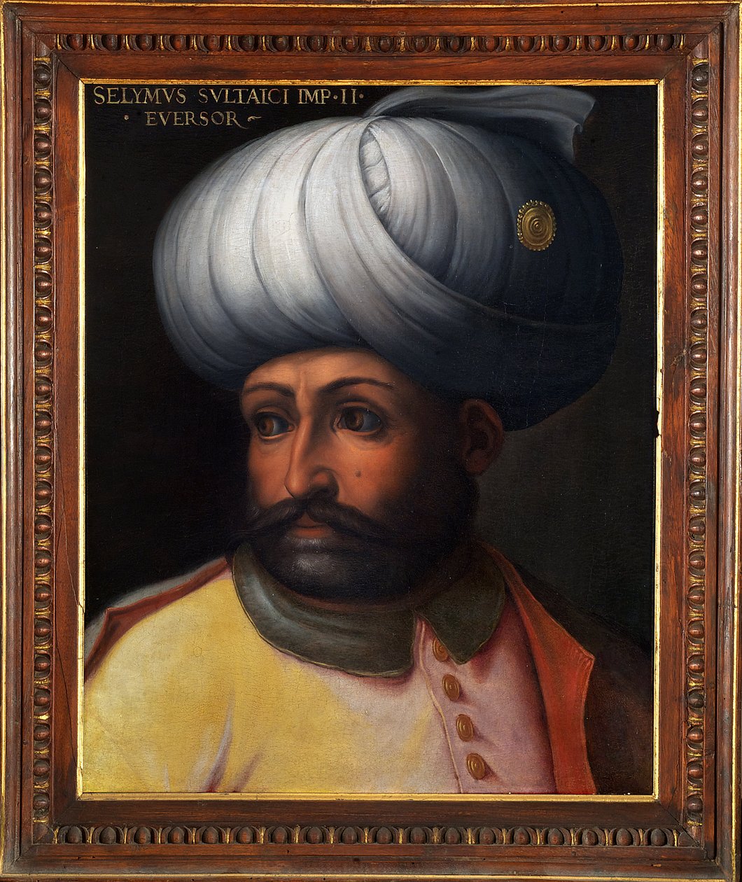 Det osmanske riket: portrett av den niende osmanske sultanen Selim Ii The Terrible av Italian School