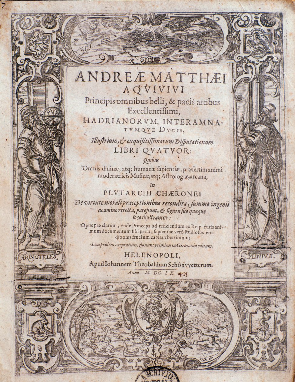 Siden hentet fra Prince of War av Andrea Matteo Acquaviva av Italian School
