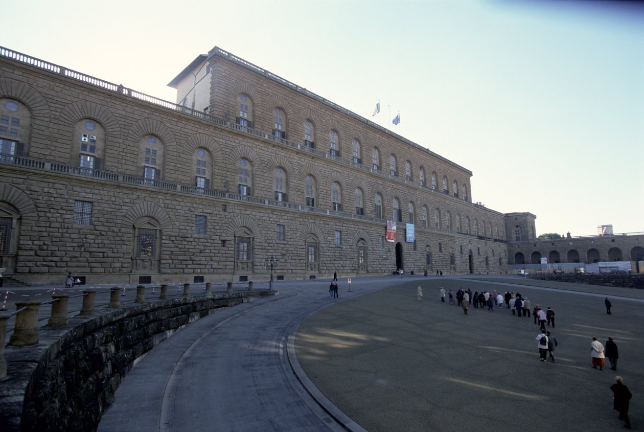 Palazzo Pitti, påbegynt ca. 1457 av Italian School