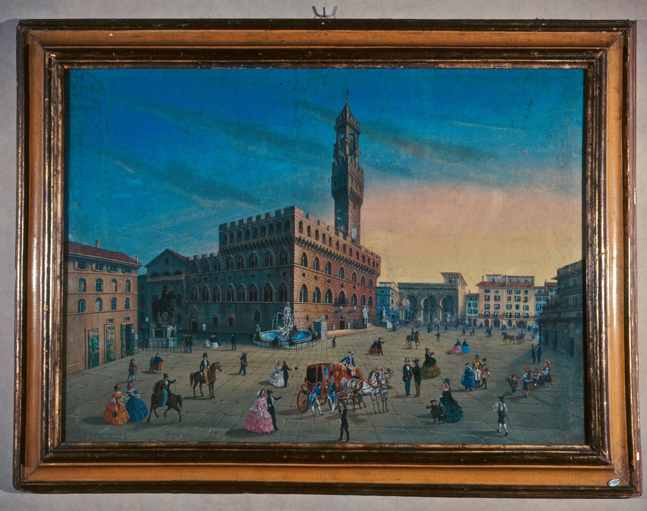 Palazzo Vecchio på Piazza della Signoria, Firenze av Italian School