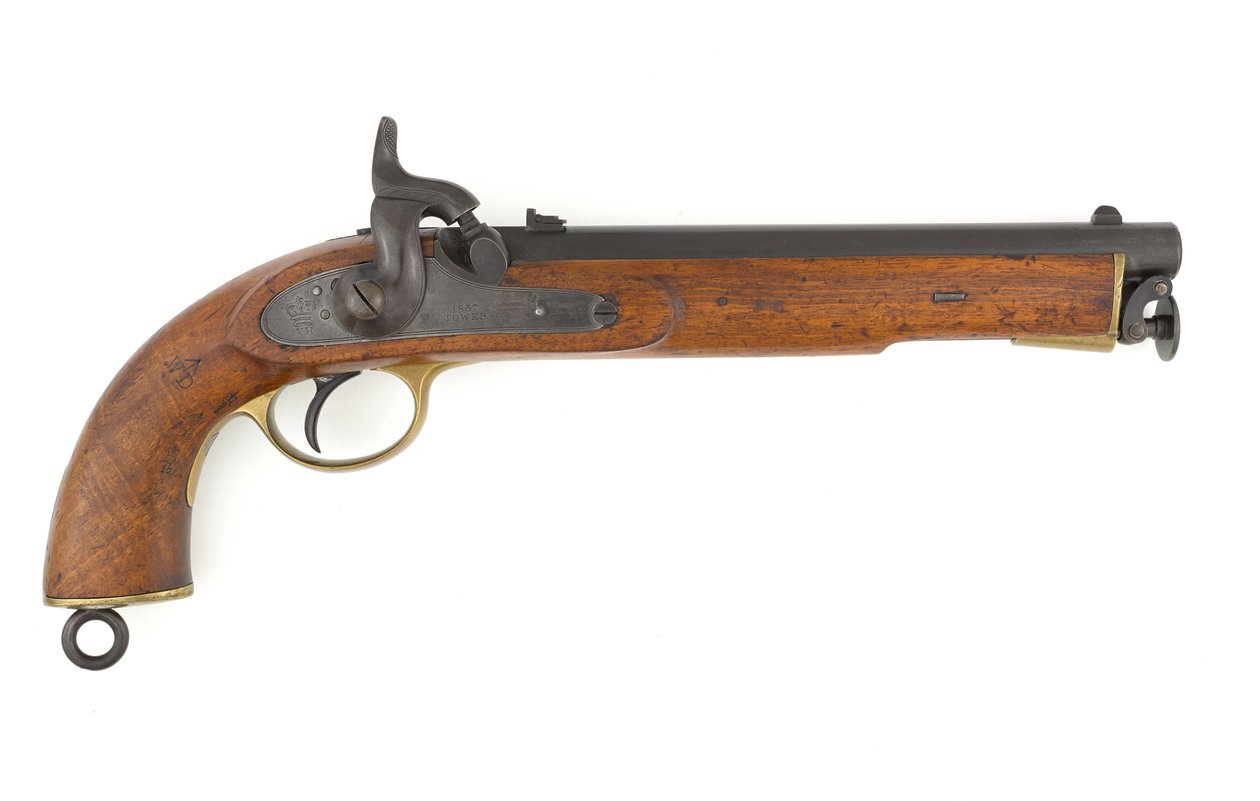 Mønster 1856 Percussion Rifled Pistol av Italian School